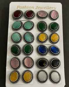 Pendientes de plata alemana oxidada para mujer, joyería ligera clásica étnica, uso diario perfecto, funciones de fiesta, venta al por mayor, mano a granel - Product Image 4