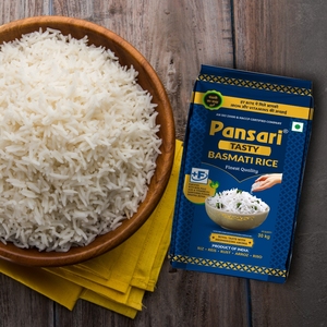 Riz Basmati aromatique à grains longs de qualité supérieure Pansari Tasty 30 kg Séché - Product Image 3