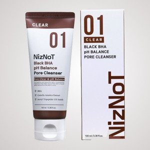 โฟมล้างหน้าเกาหลี K-Beauty Needsnot 01 Black BHA pH Balance Pore Cleanser 100 มล. ผลิตในเกาหลี สำหรับทุกเพศ - Product Image 2