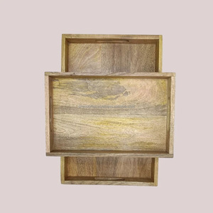 Platos de bandeja para servir de bambú rectangulares 2025 personalizados para té, leche, café, pastel, merienda, postre, comida, superventas - Product Image 2