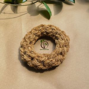 Jouet à mâcher pour animaux de compagnie en fibre de coco écologique taille L - Design naturel, jouet à mâcher et à jouer pour chiens et petits animaux - Product Image 5