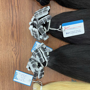 Extensiones de Cabello Natural Liso con Cinta Adhesiva, Sin Enredos, Colores Europeos, 100% Cabello Humano Vietnamita, Precio al por Mayor - Product Image 4