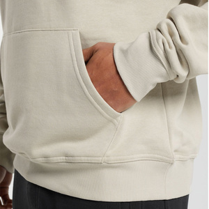 Sudadera con capucha de media cremallera para hombre, 100% algodón, corte holgado, estampado digital, manga larga, MOQ bajo, Invierno 2025 - Product Image 6