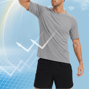 Camiseta deportiva de secado rápido para hombre, ligera, de alto rendimiento, para entrenamiento, ropa deportiva de secado rápido para verano. - Product Image 6