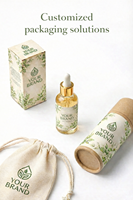 Serum Cair Herbal Aloe Vera Mawar Organik untuk Kerutan & Garis Halus OEM/ODM Label Pribadi Pasokan Grosir