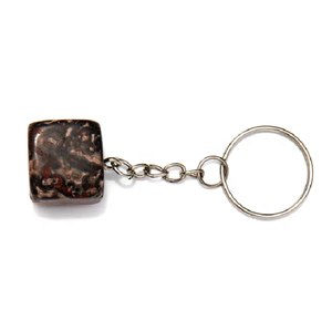 พวงกุญแจควอตซ์หินธรรมชาติลายเสือดาวสำหรับผู้ค้าส่ง,พวงกุญแจคริสตัลพลอยบำบัด - Product Image 2