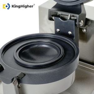 Máquina Eléctrica para Hacer Hamburguesas OVNI Comercial, Hamburguesera Sellada para Snacks, Máquina de Waffles de Acero Inoxidable, Logotipo Personalizado 220V 110V - Product Image 4