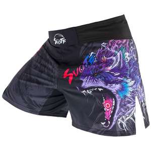 Shorts de Entrenamiento MMA de Alta Calidad, Personalizados, Elásticos, para Gimnasio, Fitness, Deportes, Proveedor de Ropa de Artes Marciales - Product Image 2