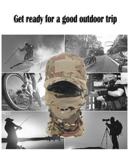 Pasamontañas Táctico Unisex Resistente al Fuego con Gorra Snapback, Máscara Facial Completa, Camuflaje, Deportes al Aire Libre, Ajustable y Transpirable - Product Image 5