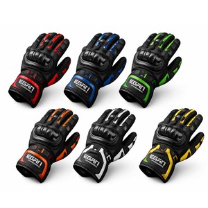 Gants de moto en PU avec logo personnalisé, protection des articulations rigides, écran tactile, motocross, durables, respirants, OEM, cyclisme, unisexe - Product Image 2