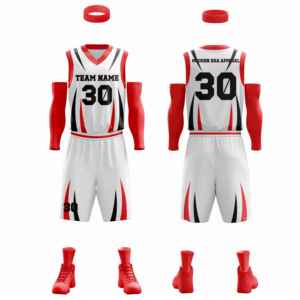 Tenues de basketball réversibles respirantes roses 2024, sublimation BSCI, été, shorts de basketball réversibles, ensembles de basketball d'équipe - Product Image 4