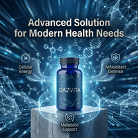 Capsules d'acide alpha-lipoïque Oazvita pour le soutien antioxydant et énergétique – Fournisseur en gros de suppléments ALA en marque blanche OEM