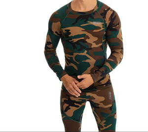 Conjunto de Ropa Deportiva de Compresión Transpirable de Secado Rápido para Hombre con Diseño Simple de Malla a Cuadros, Corte Ajustado para Fitness y Culturismo - Product Image 2