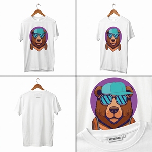 เสื้อยืดคอกลมแขนสั้นทรงปกติสำหรับผู้ชาย ยี่ห้อ KhumBro ผ้าฝ้าย พิมพ์ลายโลโก้ด้านหน้า สวมใส่สบาย ระบายอากาศได้ดี สีขาว - Product Image 5
