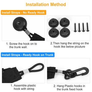 Rete Elastica Universale per Camion, Organizzatore Estensibile per Sedile Posteriore e Bagagliaio, Rete Portaoggetti per Auto e Camion - Product Image 4