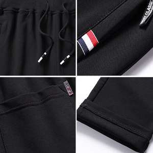 Pantalon de survêtement homme en molleton ultra doux, coupe baggy, style mi-long, avec poches, qualité supérieure, prix abordable - Product Image 4