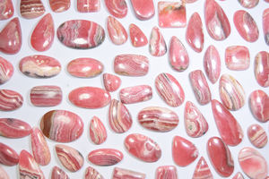 Rodocrosita rosa natural, cabujones sueltos para joyería, piedras preciosas de origen ético, cristales curativos, vibraciones espirituales - Product Image 3