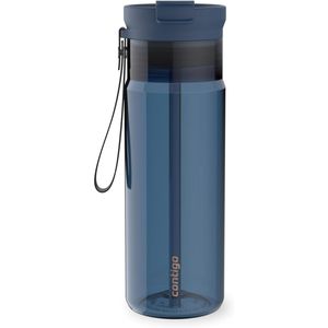 Botella de Agua de Plástico Tritan de 24 oz, Libre de BPA, con Correa de Transporte, Tapa 2 en 1 a Prueba de Fugas (Pajita o Boquilla), Apta para Lavavajillas, para Ciclismo - Product Image 1