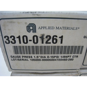 8 NUEVOS Equipos y Piezas de Semiconductores McDaniel Corp, AMAT 3310-01261 Pressure - Equipo y Piezas de Semiconductores Globales de Confianza - Product Image 1