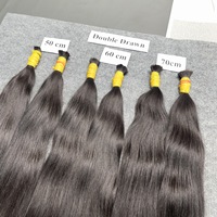 Extensions de cheveux humains vietnamiens de haute qualité en vrac, sans nœuds, meilleur prix, 100g par paquet