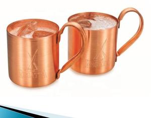 Ventes chaudes, gobelet à mule en acier inoxydable 304 de 16 oz, design moderne, point martelé, verre en cuivre, 500 ml, gobelets en métal pour Moscow Mule - Product Image 6