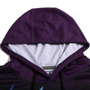 Camisetas con Capucha Sublimadas con Impresión Digital y Logotipo Personalizado, 100% Poliéster, Transpirables, Ecológicas, Verano, OEM, Venta al Por Mayor - Product Image 4