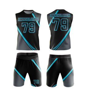 Uniformes de Fútbol 7v7 Personalizados de Alta Calidad al por Mayor para Jóvenes, Uniformes de Flag Football Totalmente Sublimados, Logotipo Personalizado del Club, OEM - Product Image 3