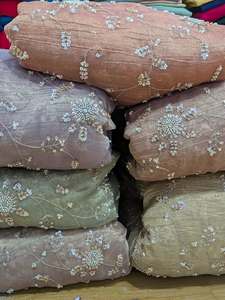 Tissu de broderie perlée haut de gamme, Tissu personnalisé, Tissu à sequins, Tissu dentelle, Vêtements de mode, Boutique de prêt-à-porter, Vente en gros, Fournisseur d'exportation - Product Image 6