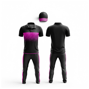 Camiseta y Pantalones de Cricket Sublimados de Secado Rápido |   Uniforme Completo de Cricket para Hombres, Mujeres y Jóvenes, Camiseta Polo y Pantalones - Product Image 4