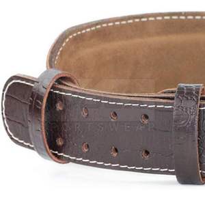 Ceinture de musculation personnalisée pour hommes, ceinture de soutien lombaire robuste pour l'entraînement, fournisseur OEM ODM - Product Image 5