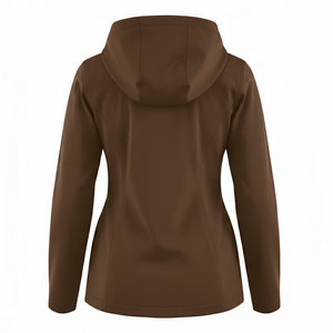 Blouse médicale à capuche zippée pour femme, uniforme d'infirmière, vêtement de travail pour médecin, coupe ajustée et extensible, haute qualité - Product Image 3