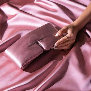 Protects <b>Eyes</b> During <b>Sleep</b> Lightweight Silk <b>Eye</b> <b>Cover</b> <b>for</b> Women Travel Home <b>Sleep</b> Use Customized - Product Image 3