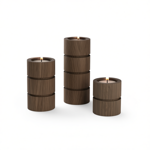 Brûleur d'encens et diffuseur d'aromathérapie en bambou artisanal écologique avec parfum aromatique, origine Inde, supports décoratifs - Product Image 1