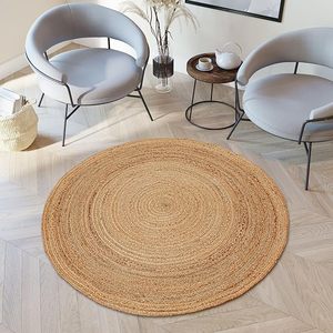 Tapis tressés à la main en jute et coton de haute qualité, vente chaude, tapis de salon pour usage domestique - Product Image 1