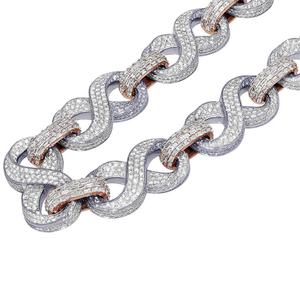 Collier chaîne cubaine unique en argent 925 et moissanite, certifié GRA, style hip-hop, bijoux pour hommes et femmes - Product Image 6