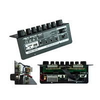 EX 666 12V Stereo Amplifikatör Kartı 50W*2 TPA3116D2 Çift Mikrofon Gitar Girişi USB TF AUX Kayıt Vokal İptal Güç Amplifikatörü Modülü