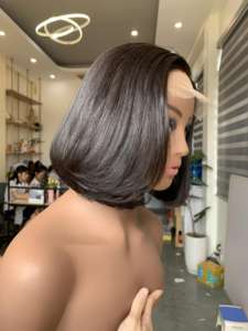 Extensiones de cabello humano tejido trama cabello crudo sin procesar vietnamita 100% corte pixie elegante - Product Image 4