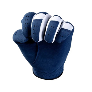 Gant de golf en peau de bœuf à ajustement confortable avec sangle réglable et surface de préhension texturée pour utilisation sur le terrain, couleur personnalisée, vente en gros - Product Image 4
