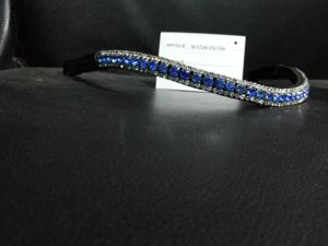 Elegante banda para cejas de cuero indio con diseño de bandera alemana Productos para el cuidado de caballos de Horse Elegant. - Product Image 2