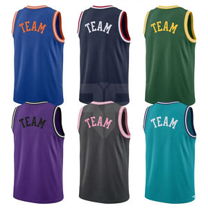 Venta en Línea 2026 Ropa Deportiva para Hombre Uniforme de Verano para Hombre Camisetas de Baloncesto Bordadas y Cosidas - Product Image 1