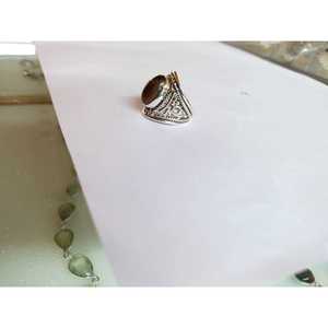 Stylish Designer 925 Sterling Silver Fine <b>Rings</b> Collection Featuring <b>Tiger</b> <b>Eye</b> - Product Image 1