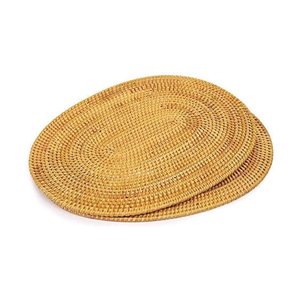 Sustainable Dining <b>Table</b> Rattan Placemat Handmade Natural Fiber <b>Mat</b> Vietnam - Product Image 5