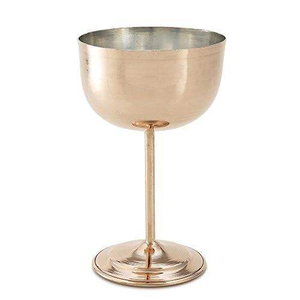 Classic Metal Church Chalice Premium Quality Copper Floral Embossed Design for Drinking Barware <b>Accessories</b> - Product Image 3