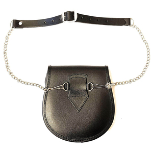 Custom Scottish Celtic Elegant Leather Kilt Sporran Musical Instrument Accessory for <b>Pipe</b> Band Uniforms Highland Accessory - Product Image 5
