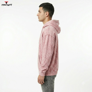 เสื้อฮู้ดดี้ผู้ชายสำหรับฤดูหนาว ผ้าฝ้ายฟลีซ 100% ปักลายแบบสั่งทำพิเศษ ซักกรด น้ำหนักมาก เป็นมิตรกับสิ่งแวดล้อม ขายส่ง - Product Image 6