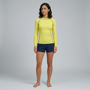 <b>Compression</b> Rash Guard <b>Shirt</b> for Women with New <b>Design</b> New Premium High Quality <b>Custom</b> Breathable Quick Dry Eco-Friendly - Product Image 4