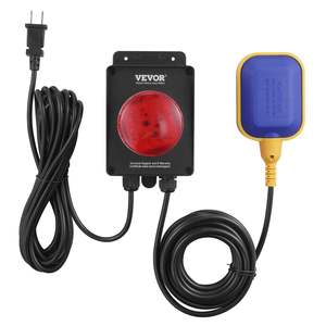 16.4ft Alarma fuerte Indicador LED Bomba de sumidero Sensores de nivel de líquido con alta visibilidad y alerta de audio - Product Image 1