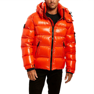 Wholesale Custom Regular Bubble Shiny Puffer <b>Jacket</b> Men's Customized Warm Winter <b>Packable</b> Lightweight Puffy <b>Jackets</b> Quilted - Product Image 1