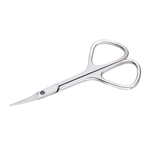 Ciseaux à cuticules en acier inoxydable de qualité supérieure, lame incurvée, pour droitiers, instruments de beauté pour manucure, logo personnalisé - Product Image 1