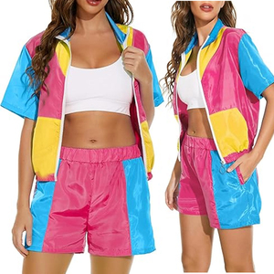 Conjunto de Chaqueta Corta con Capucha y Pantalones Deportivos de Invierno para Mujer, Talla Grande, 100% Nailon y Algodón, Estilo Urbano - Product Image 6